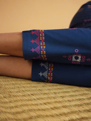 Womens Blue Slim Co-ords