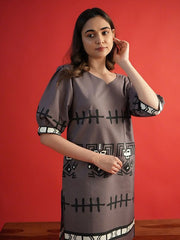 Womens Coffee Brown  Straight Co-ords