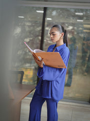 Womens Blue Regular Co-ords