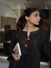 Womens Black Regular Co-ords