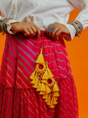 Womens pink Regular Bottoms