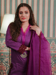 Womens Purple Regular Co-ords