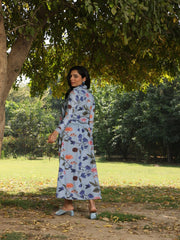 Womens Blue Regular Co-ords