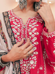 Womens Red Regular Co-ords