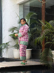 Womens Magenta Regular Co-ords