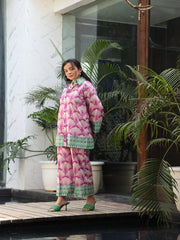 Womens Magenta Regular Co-ords