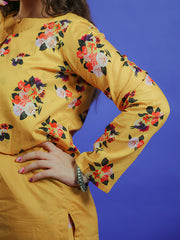 Womens Yellow Regular Co-ords