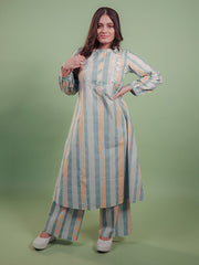 Womens Blue Regular Co-ords