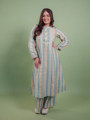 Womens Blue Regular Co-ords