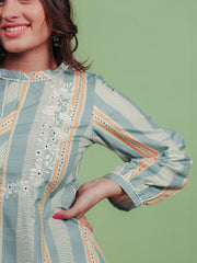 Womens Blue Regular Co-ords