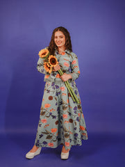 Womens Blue Regular Co-ords