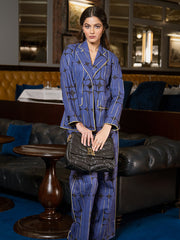 Womens Blue Regular Dress