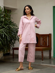 Womens Pink Comfortable Co-ord