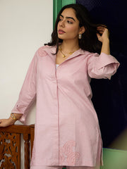 Womens Pink Comfortable Co-ord