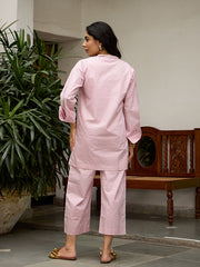 Womens Pink Comfortable Co-ord