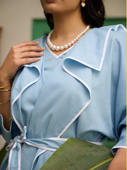 Womens Blue Oversized Co-ord