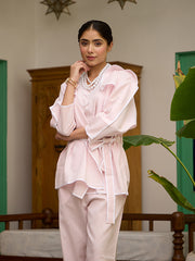 Womens Pink Oversized Co-ord
