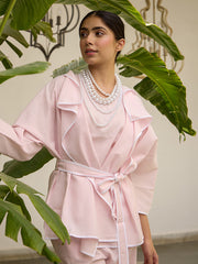 Womens Pink Oversized Co-ord