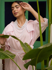 Womens Pink Oversized Co-ord