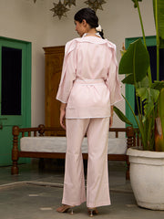 Womens Pink Oversized Co-ord