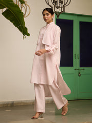 Womens Pink Oversized Co-ord