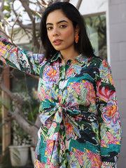 Womens Green  Regular Dress
