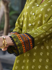 Womens Green Comfortable Fit Co-ords