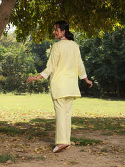 Womens Yellow Comfortable Fit Co-ords