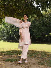 Womens Pink Comfortable Kurti Sets