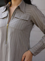 Womens Grey Comfortable Co-ord