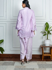 Womens Purple Regular Co-ords