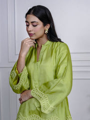 Womens Green Regular Co-ords