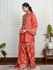 Womens Red Regular Co-ords