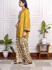 Womens Yellow Regular Co-ords