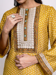 Womens Yellow Regular Co-ords