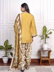 Womens Yellow Regular Co-ords