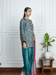 Womens Blue Regular Co-ords