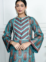 Womens Blue Regular Co-ords