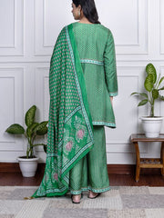 Womens Green Regular Co-ords