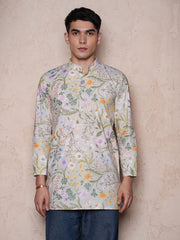 Mens Green Regular Kurta