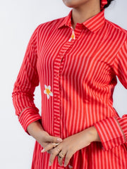 Womens Red  A-line Co-ords