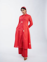 Womens Red  A-line Co-ords