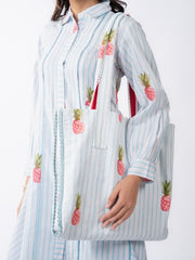 Womens Blue  Flared Co-ords