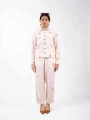 Womens Orange  Regular Co-ords