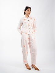 Womens Orange  Regular Co-ords