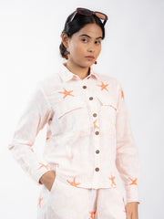 Womens Orange  Regular Co-ords