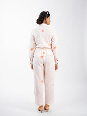 Womens Orange  Regular Co-ords