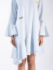 Womens Blue Regular Dresses