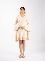 Womens Beige  Regular Dresses