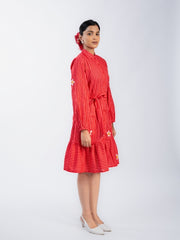 Womens Red  Regular Dresses